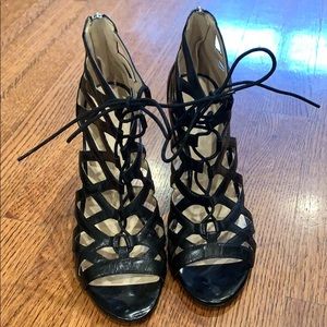 Nine West cage booties